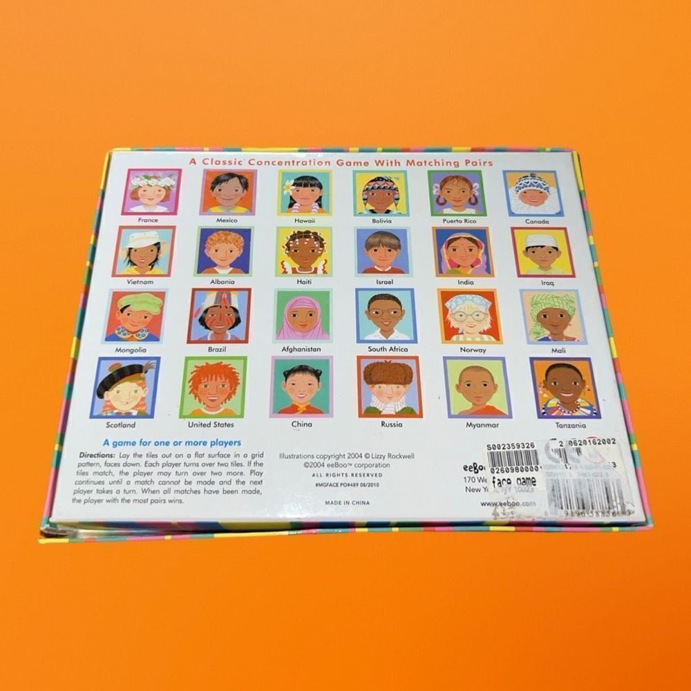 eeBoo I Never Forget a Face Memory & Matching Game COMPLETE - Picture 2 of 3